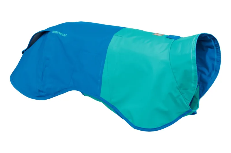 Ruffwear Sun Shower Dog Raincoat in Blue Dusk-2